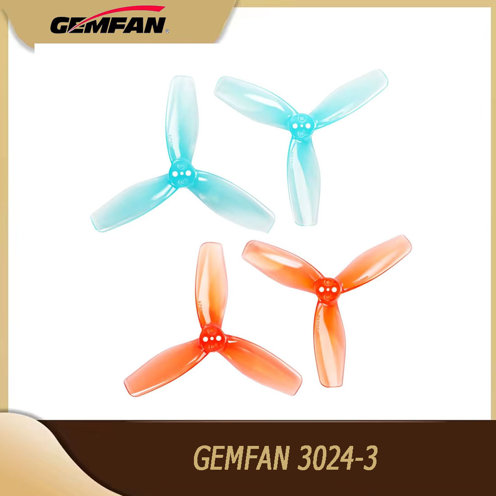Drone Ball Rc - 6Pairs GEMFAN 3024 3-Blade Propeller 3Inch
