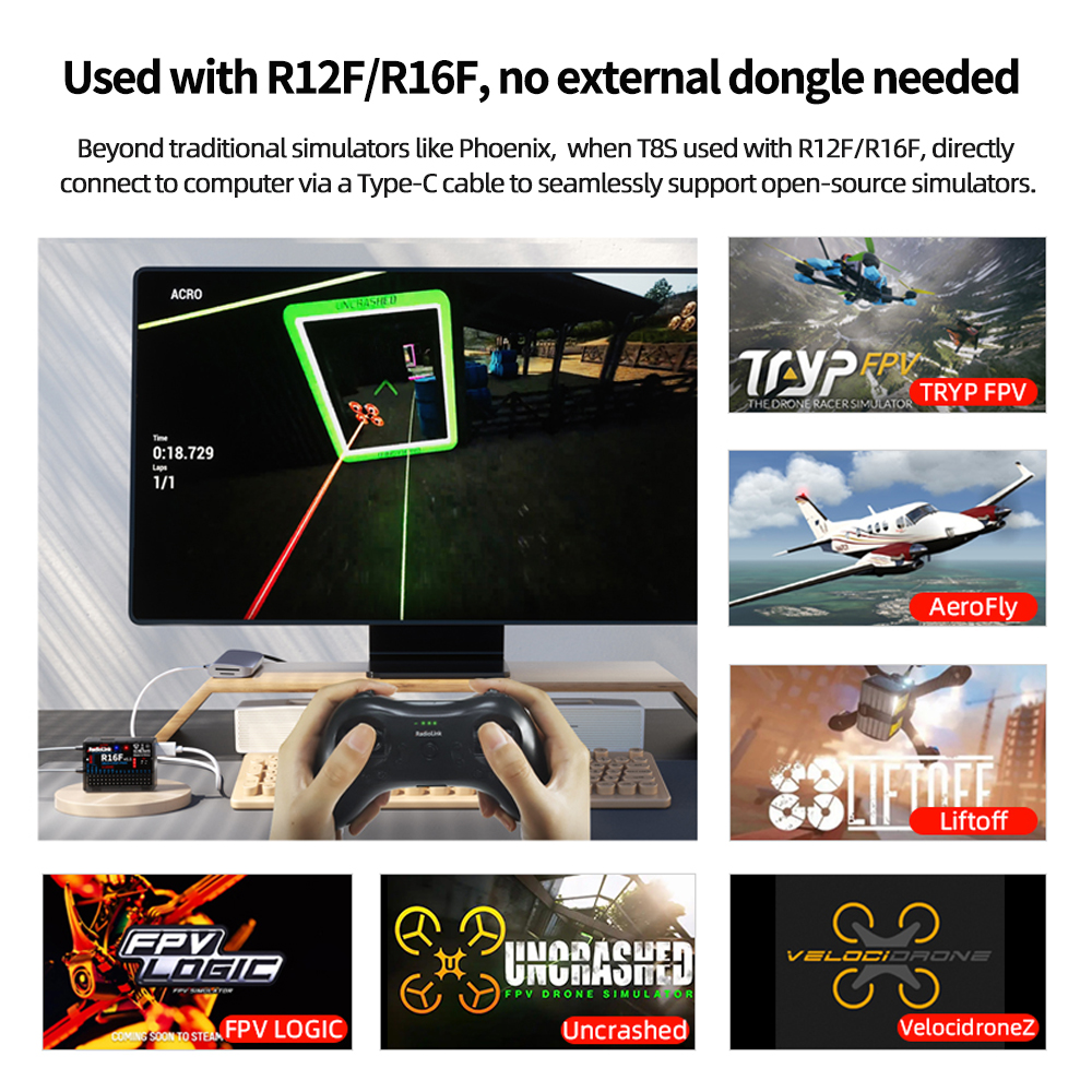 Radiolink T8S 2.4G 8 Channel R - Drone Rc Game recensie en prijs