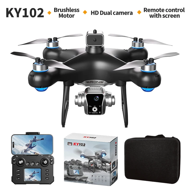 Drones Ky102 4K Dual Camera 4  - Drone Ky102 Rc recensie en prijs