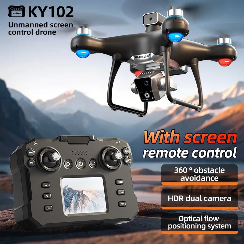 Drones Ky102 4K Dual Camera 4  - Drone Ky102 Rc recensie en prijs