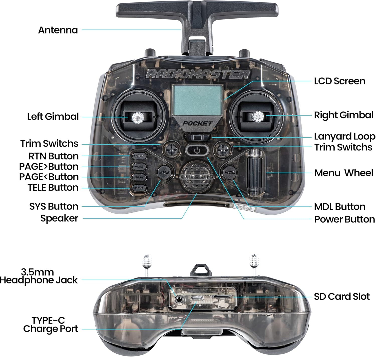 RadioMaster POCKET P16 2.4G Ra - Joystick Rc Drone recensie en prijs