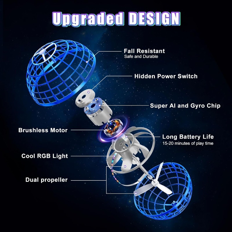 Flying Ball Orb Toys Hover Soa - Drone Ball Rc recensie en prijs