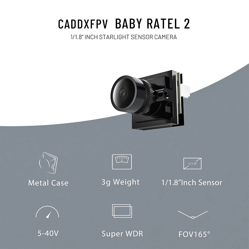 CADDX Micro FPV Camera Ratel 2 - Drone Rc With Camera recensie en prijs