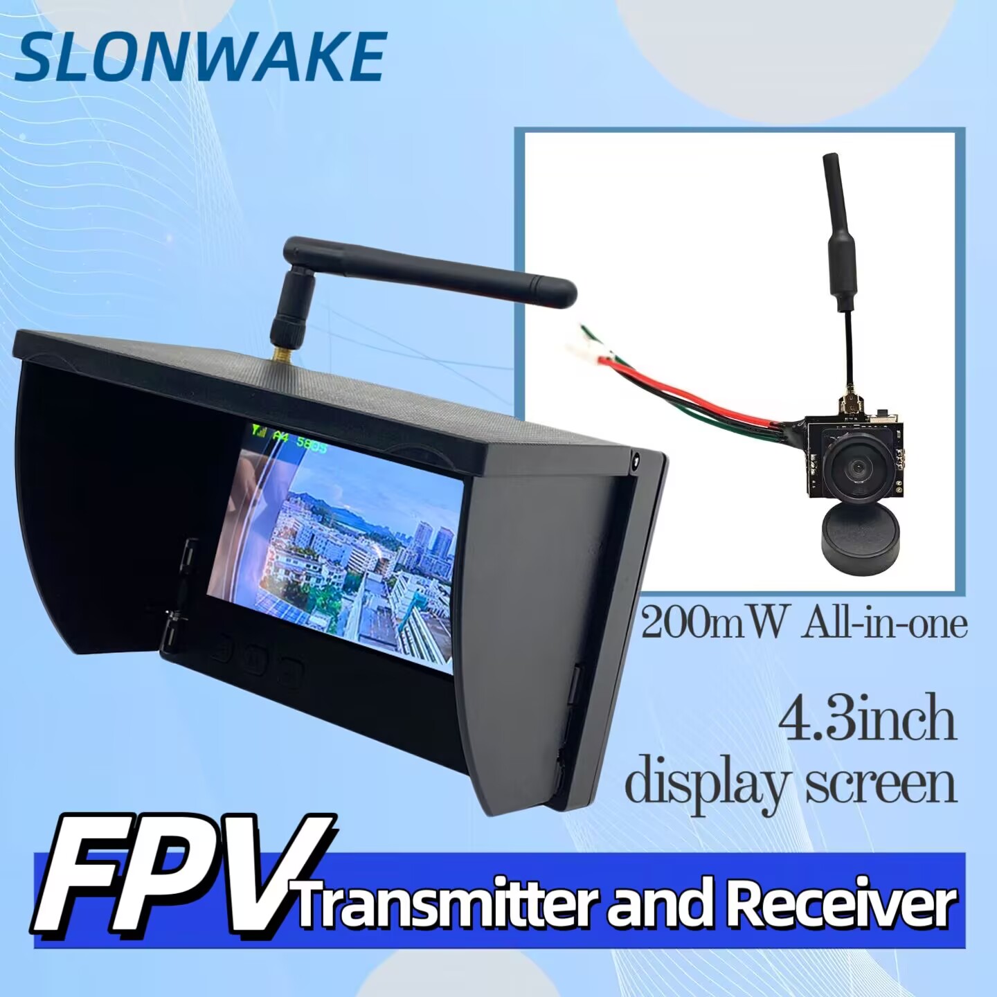 SLONWAKE 5.8G Analog Video Tra - Drone Rc With Camera recensie en prijs