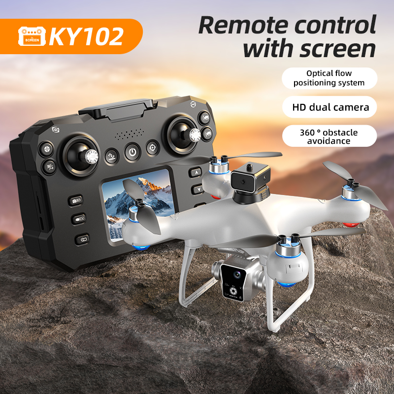 Brushless RC Drone Screen Cont - Drone Ky102 Rc recensie en prijs