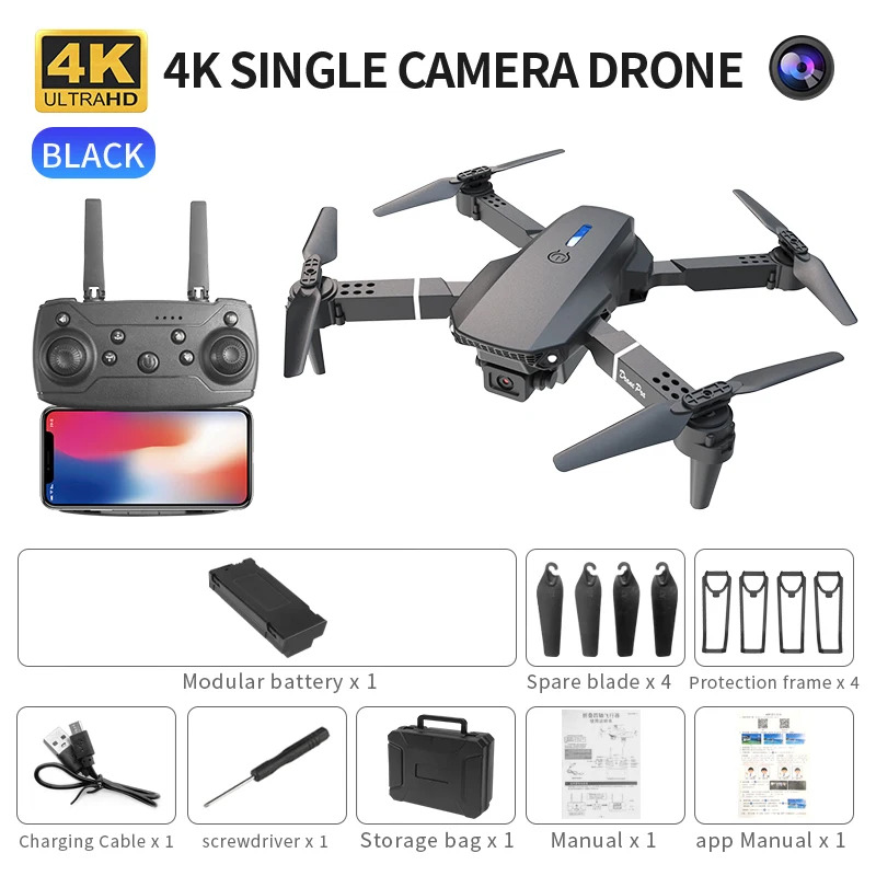 E88 ProIntelligent Folding Dro - Drone Rc Team City recensie en prijs