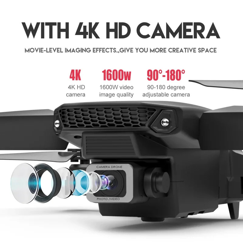 E88 ProIntelligent Folding Dro - Drone Rc Team City recensie en prijs