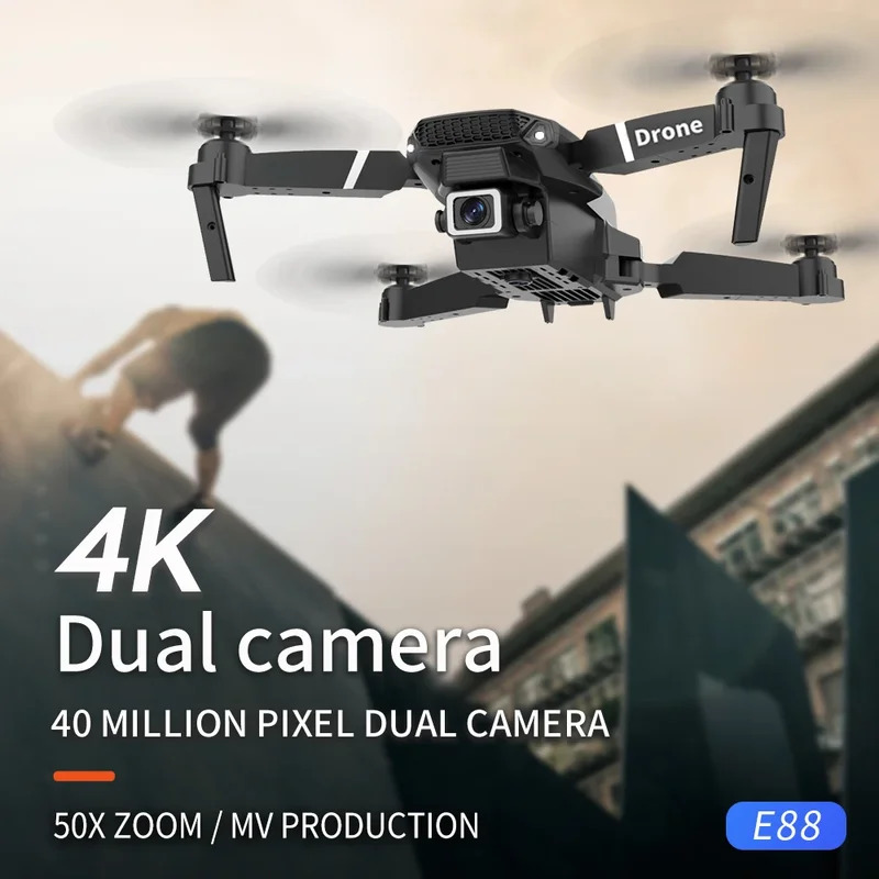 E88 ProIntelligent Folding Dro - Drone Rc Team City recensie en prijs