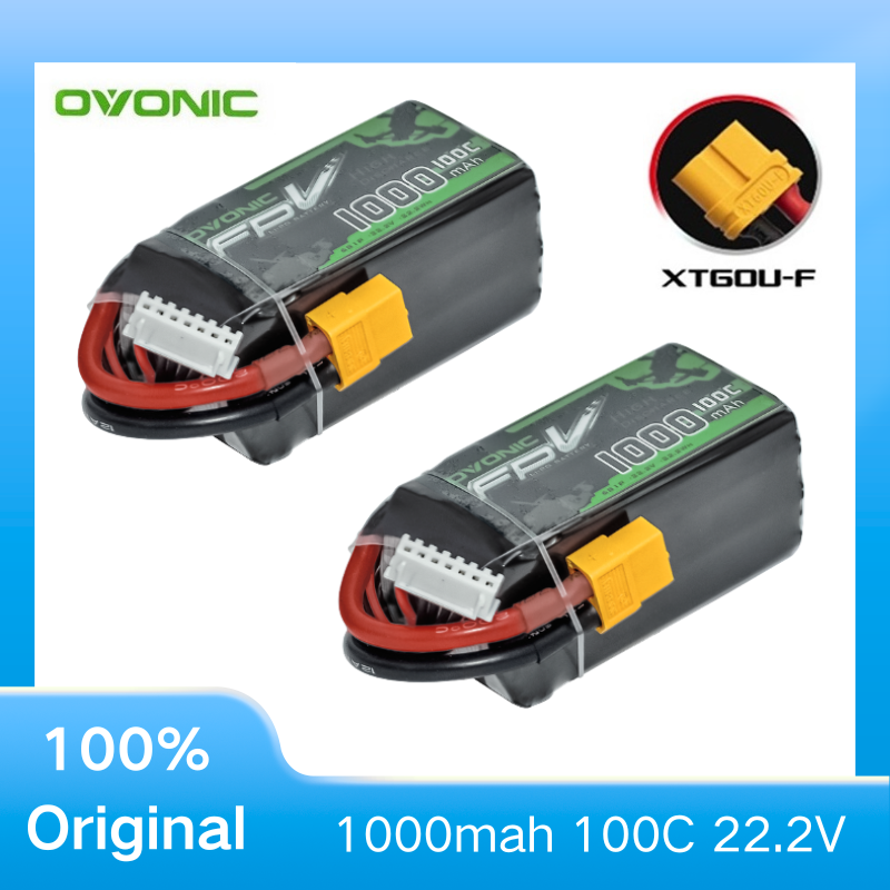 2Pcs OVONIC 1000mAh 100C 22.2V - Drone Zll Rc recensie en prijs