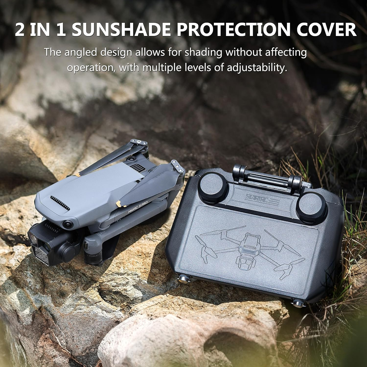 2-in-1 Sun Hood & Joystick Cov - Joystick Rc Drone recensie en prijs