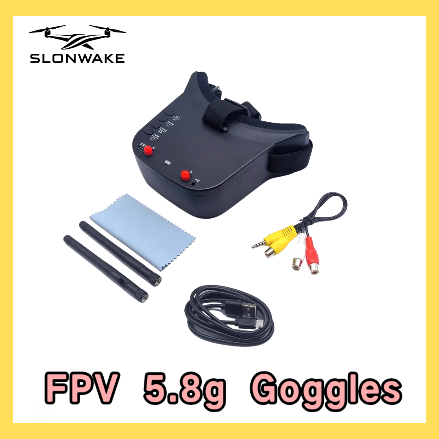 SLONWAKE 5.8G 48CH FPV 400mw V - Drone Rc With Camera recensie en prijs