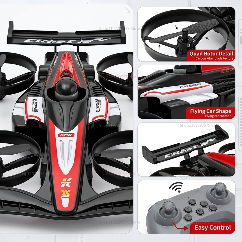 Mini RC Flying Car Transformab - Joystick Rc Drone recensie en prijs