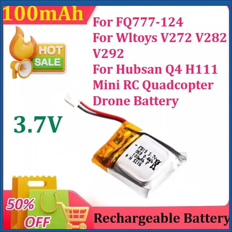 3.7V 100mAh Lipo Battery for F - Drone Fq777 Rc Quadcopter recensie en prijs