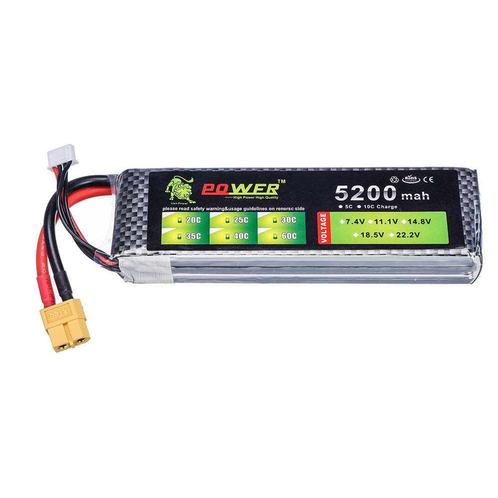 3S 5200mah 11.1V  60C Lipo Bat - Drone Zll Rc recensie en prijs