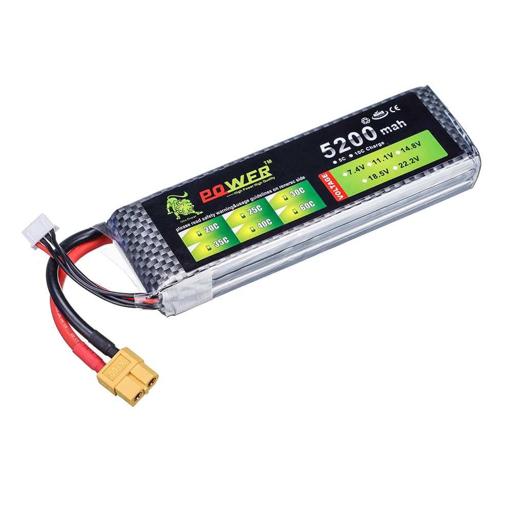 3S 5200mah 11.1V  60C Lipo Bat - Drone Zll Rc recensie en prijs