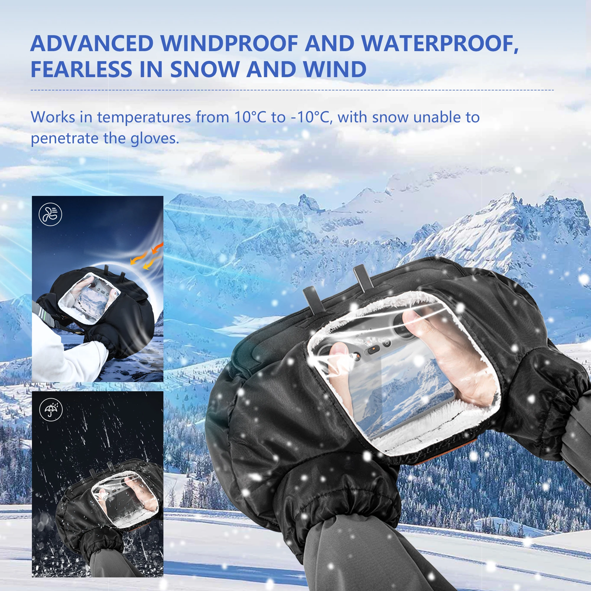 Winter Warm Gloves Drone Fligh - Drone Rcfpvpro recensie en prijs