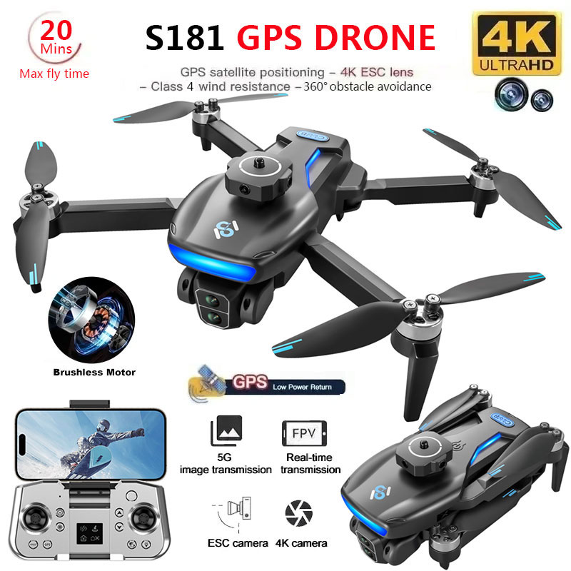 S181 GPS Drone 4K Professional - Drone Rc Team City recensie en prijs